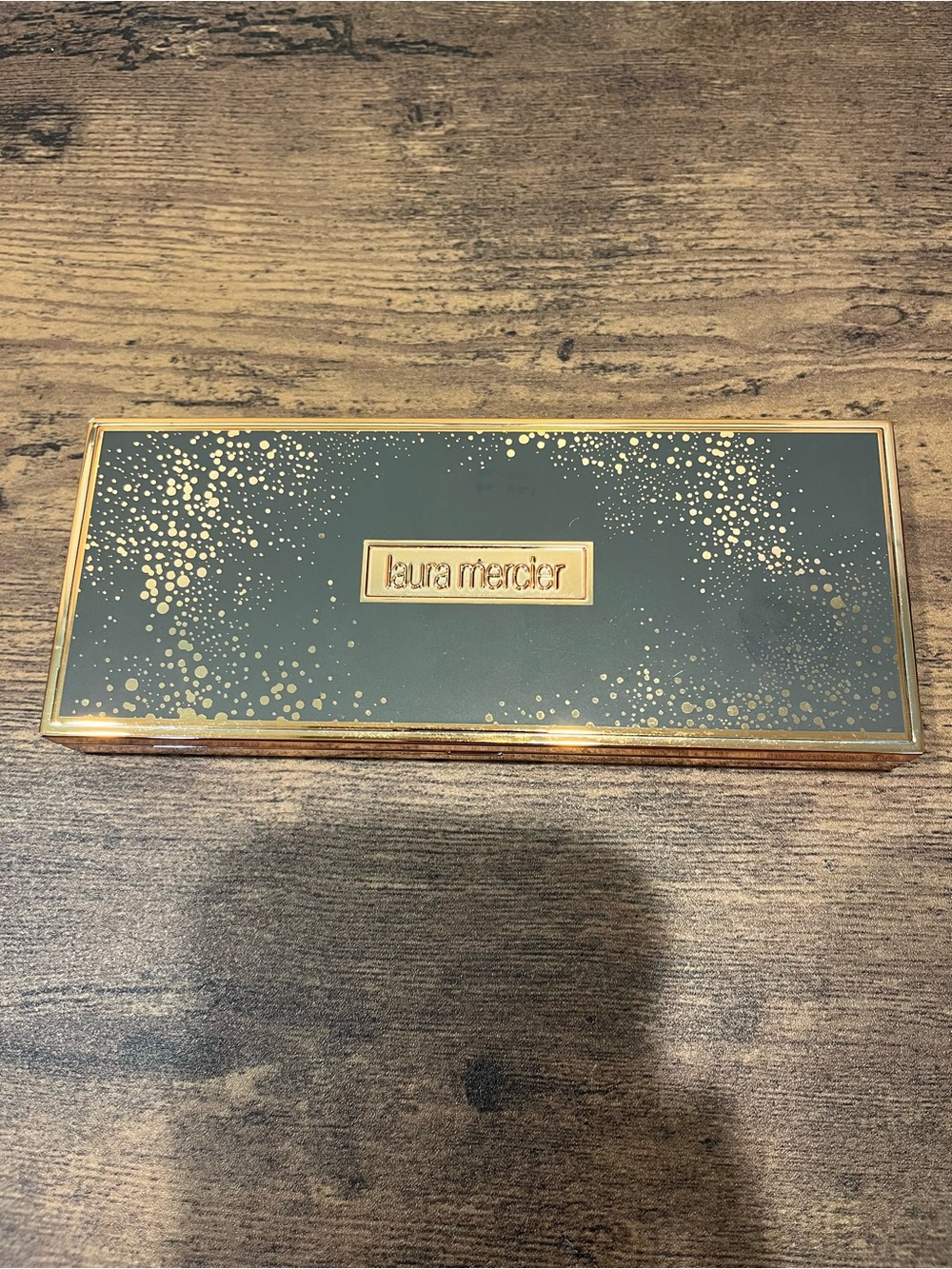 laura mercier green and gold speckled eyeshadow palette